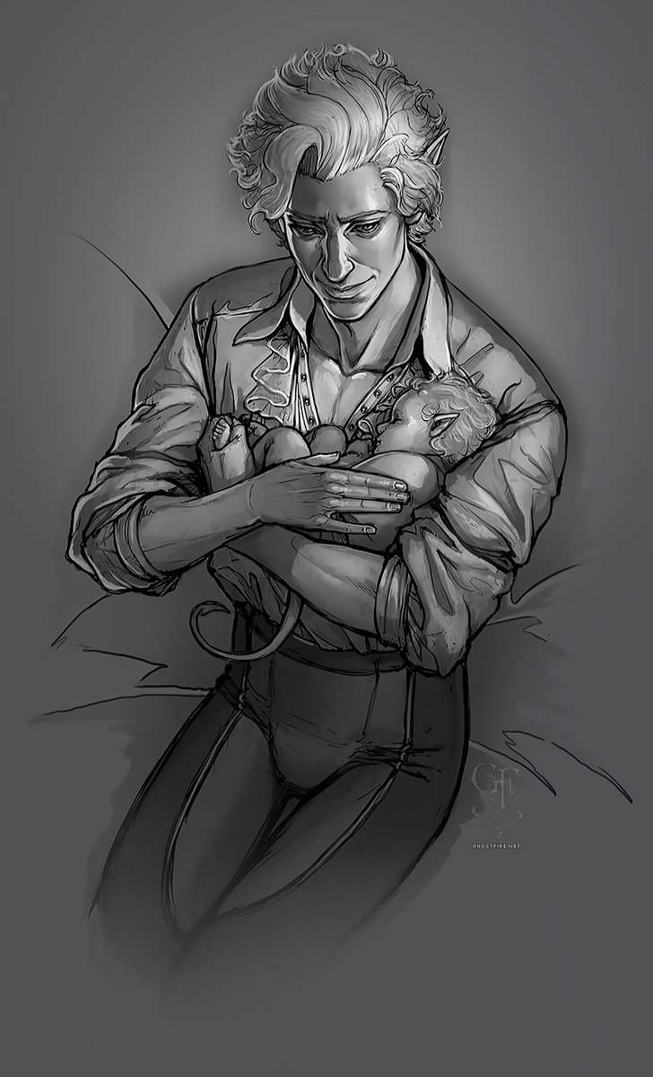 theghostfire's tweet photo. So I saw a Neil Newbon cameo floating around that I couldn't get out of my head.
#BaldursGate3 #bg3 #Astarion https://t.co/kchiaZmNg1
