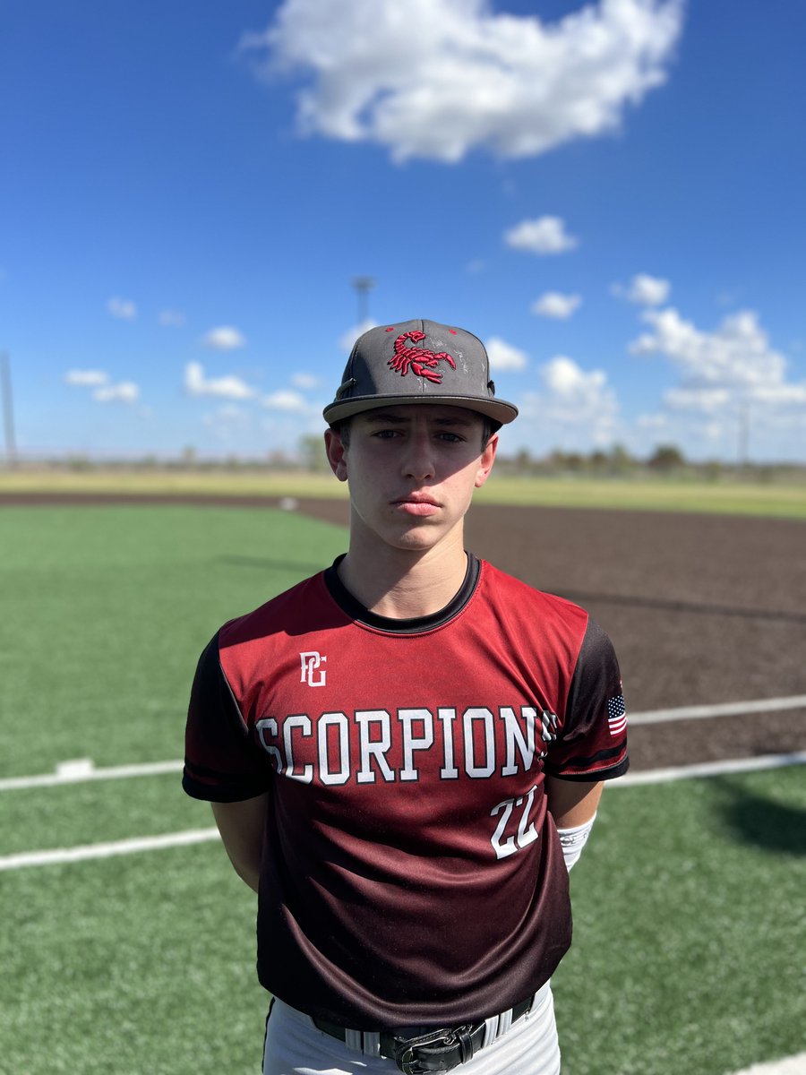 F: Scorpions 2025 Red 2, Texas Bluechips Oliver 1
PoG:<a href="/WinkleGrant/">Grant Winkle</a> 6IP, 13K, 2H, R