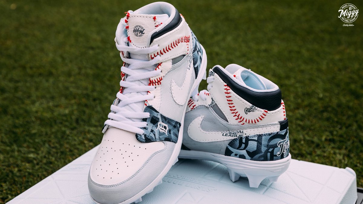 FOX Sports: MLB (@mlbonfox) on Twitter photo The Tigers gifted Miggy custom Jordan cleats made out of baseballs from milestone moments during his career 🔥
📷: <a href="/tigers/">Detroit Tigers</a> The Tigers gifted Miggy custom Jordan cleats made out of baseballs from milestone moments during his career 🔥
📷: <a href="/tigers/">Detroit Tigers</a>