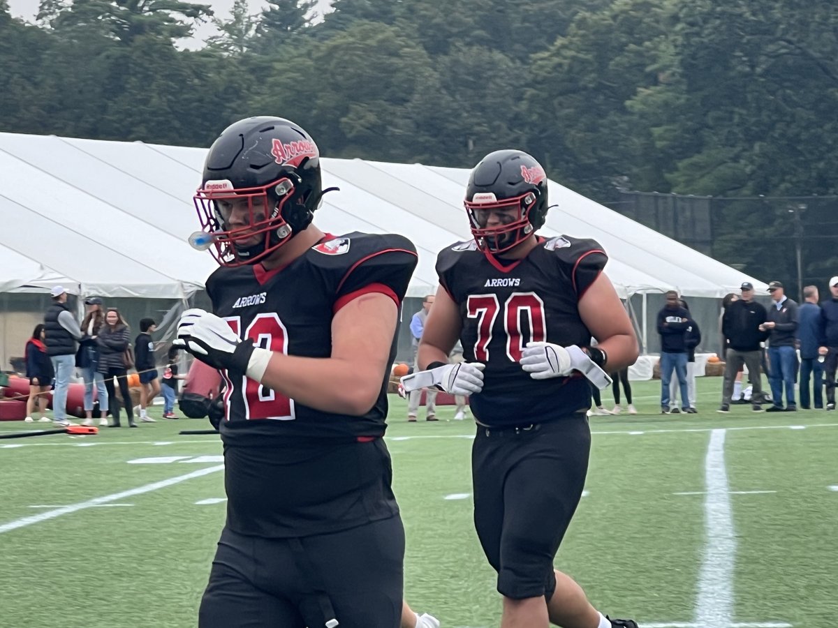 Very good performances from these two big men today!!!!! Showed a lot of grit and toughness. @MatthiasOgrinc 6'5' 270lbs( left ), and @candiotto_lucas 6'5' 295lbs (Right) for @stsebsfootball are solid college recruits that should see their stock rise in the recruiting world…