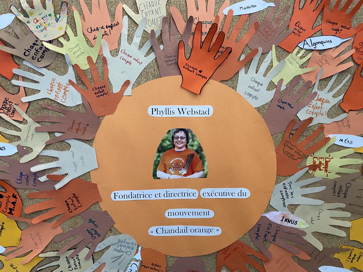 csmbourgeoys's tweet photo. 🧡 Dans le cadre de la Journée nationale de la vérité et de la réconciliation et de la Journée du chandail orange, l'école secondaire Saint-George et de l'école primaire Saint-Luc ont tenu à montrer leur solidarité avec les premières nations.
#JNVR #CSSMB https://t.co/Es6Qei2lmj