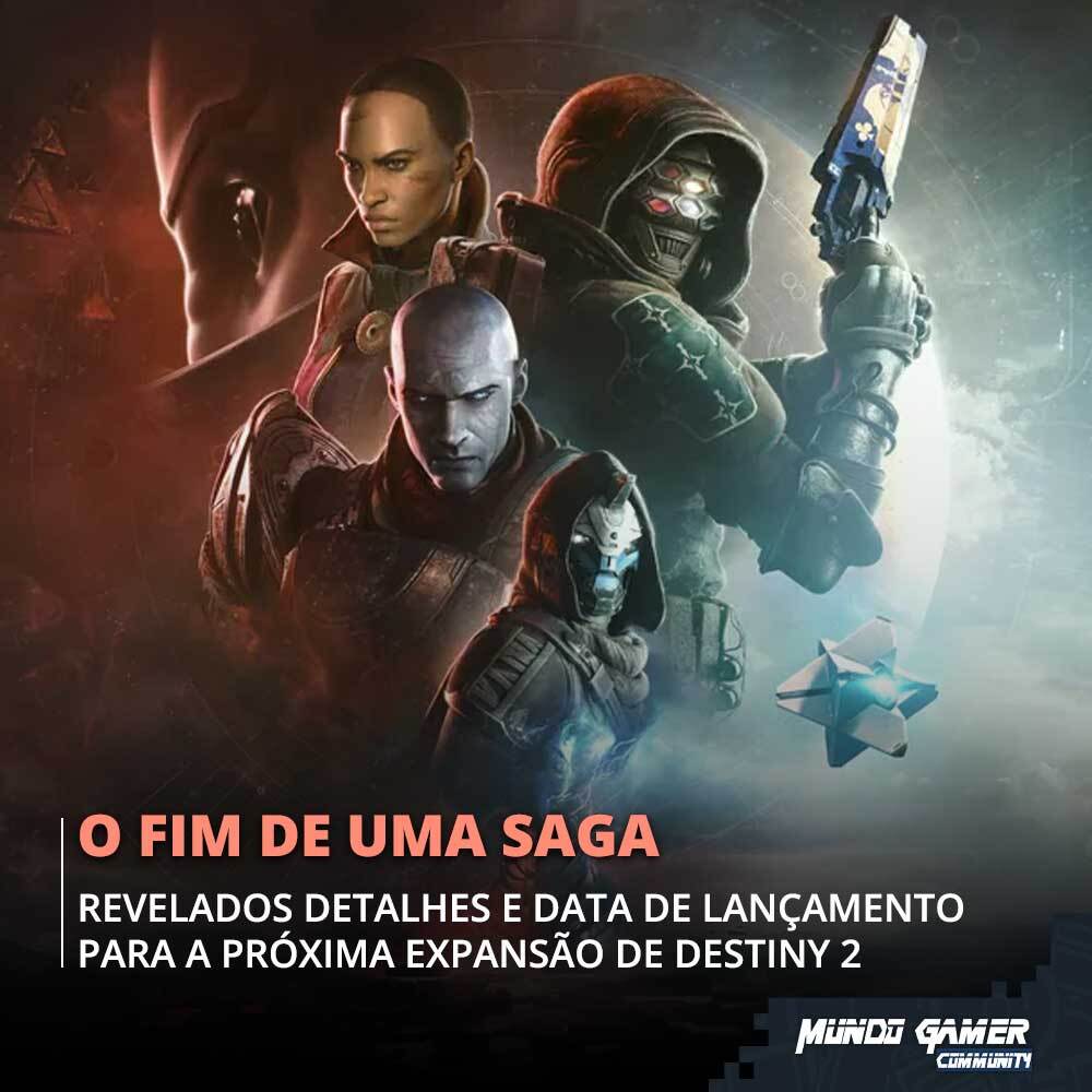 brasilmundogame's tweet photo. A expansão Destiny 2: A Forma Final, que marca o fim da saga da Luz e Treva, será lançada em 27 de fevereiro de 2024.
Saiba mais acessando nosso site, link na bio.
#games #mundogamer #destiny2 #formafinal #destiny #finalshape https://t.co/OnER0Sk73B