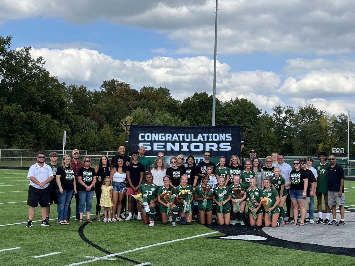 BataviaSports's tweet photo. Congratulations to our girls soccer seniors!  We thank you for your hard work and dedication to BHS and the girls soccer program https://t.co/jaM2QTM17d