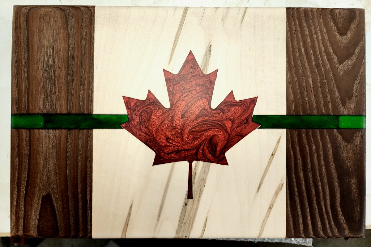 New cutting board coming off the table.
#veterans
#canadaveterans
#thingreenline