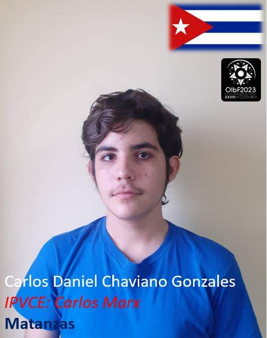 #Cuba participó en la XXVIII Olimpiada Iberoamericana de Física online, con sede en Costa Rica. Felicidades para Carlos Daniel Chaviano González que obtuvo medalla de Plata.
#Matanzas #MatancerosEnVictoria