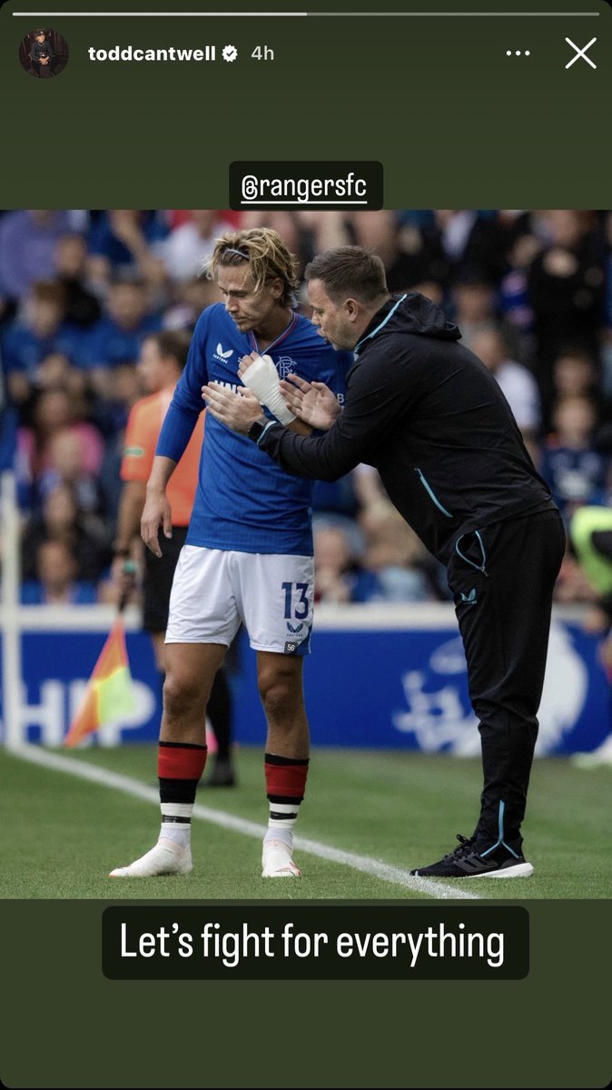 Gastro_Celtic's tweet photo. Can I just take this moment to remind everyone that Todd Cantwell posted this to Instagram before a ball had even been kicked this season... Wild. https://t.co/NcJ6N02EkY