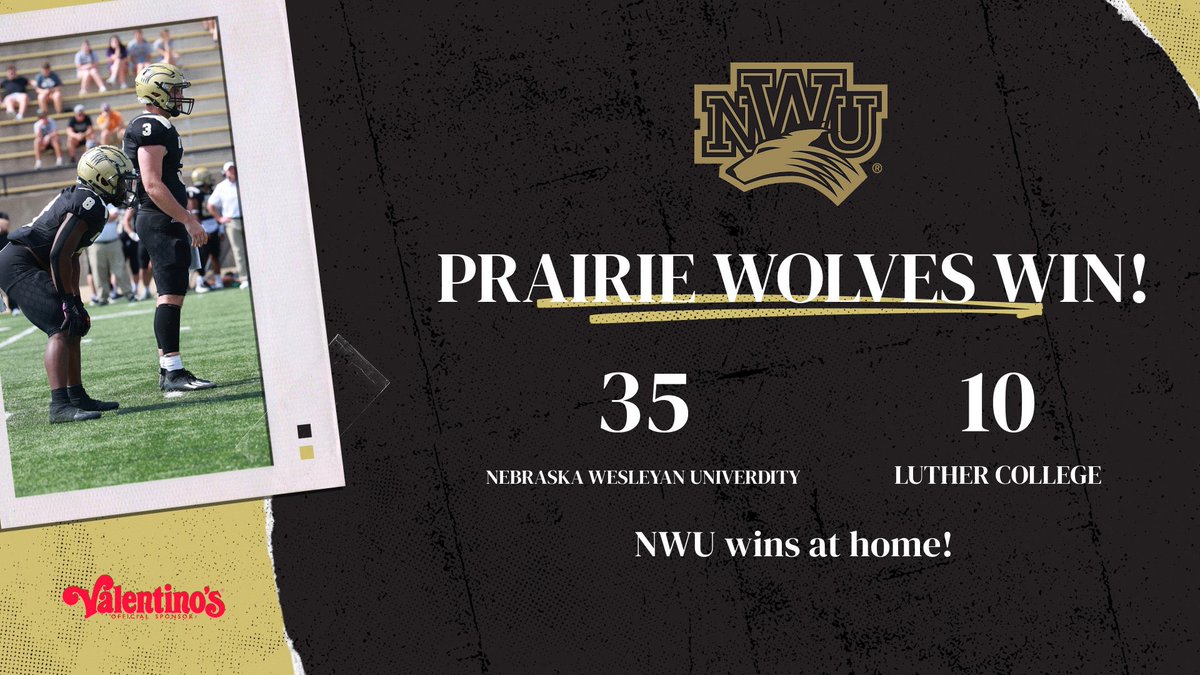 Huge conference win at home for the Prairie Wolves! 

We are on the road next week at Dubuque University.