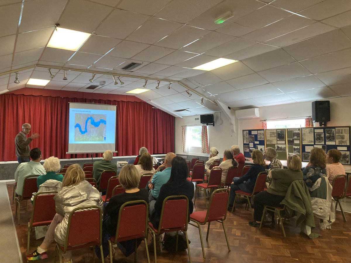 Grateful for the heartwarming turnout at our <a href="/DocuFlood/">DocuFlood</a> event in Pensford today, discussing #flooding on the River Chew. My heart is full with the community's passion for preserving local history. Big thanks to the Pensford Local History Group for their support &amp; insights! ✨💧💙
