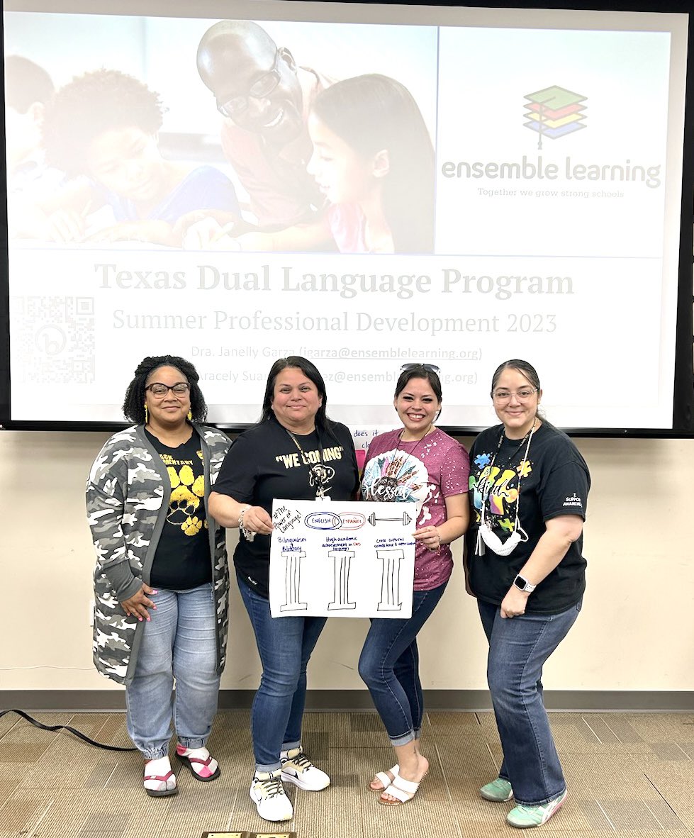JEANNICOLE06's tweet photo. 🎯🔥Ensemble Learning Day 1 &amp; 2 are in the books. I enjoyed learning about the importance of language with these beautiful ladies. We missed you @A_Hart73. 🎯🔥@nparedes2000 @BlackES_AISD @AldineISD @LilianGoal @MsOliveros26 @maty_orozco @DrFavy  #LevelUp #ThePowerOfLanguage https://t.co/U2pjSFOvJi