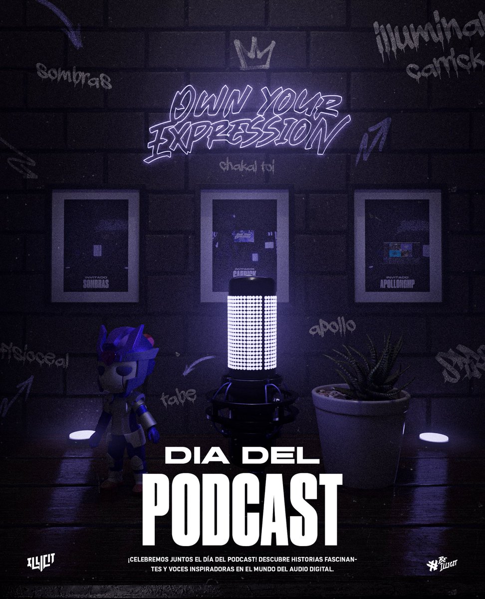 illicit_mx's tweet photo. Gracias a todos los podcasters por crear y brindarnos un contenido diferente 🎙️💜
- Arroba a tu podcaster favorito 🤩
#Beillicit #ownyourexpression 🤖 https://t.co/zJ4zN2qDGX