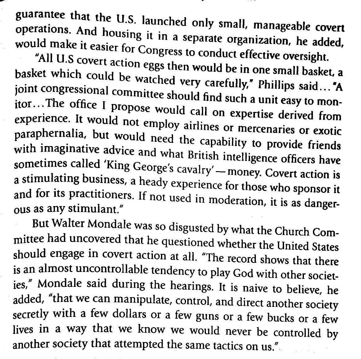 DavidAtleePhillips wanted the CIA to spin CovertOps off into its own little group separate from everything. 😐🤦‍♀️ Knowing what we know now about JamesJesusAngleton thats terrifying for our Democracy …That is pretty much what CIA did later with ErikPrince & his HolyCrusaders.