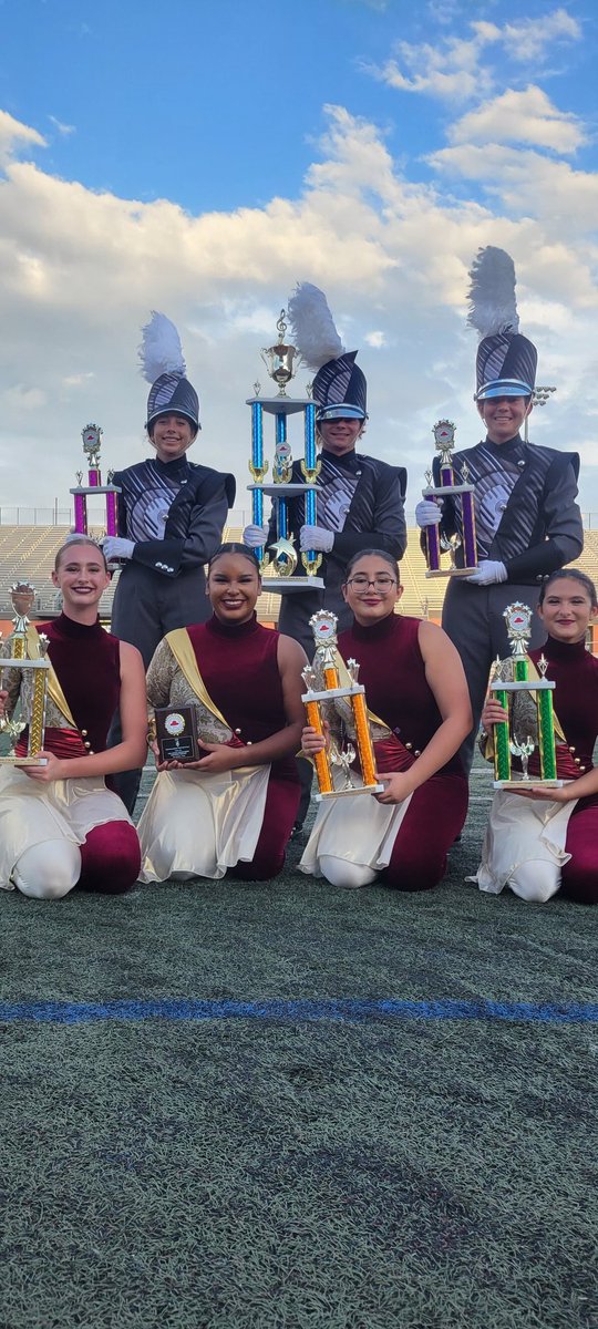 Canyon High Band (@bandcanyon) on Twitter photo Canyon HS Band swept the 5A Rough Rider Competition today with Best Soloist, Hornline, Color Guard, Front Ensemble and Drumline and 1st in 5A!!!!!!
Great job everybody today who helped and LETS GO COUGARS #inthespotlight <a href="/DavissonDustin/">Dustin Davisson</a> <a href="/comalfinearts/">Comal ISD Fine Arts</a> <a href="/canyonhscougars/">Canyon HS</a> <a href="/cisdnews/">Comal ISD</a> Canyon HS Band swept the 5A Rough Rider Competition today with Best Soloist, Hornline, Color Guard, Front Ensemble and Drumline and 1st in 5A!!!!!!
Great job everybody today who helped and LETS GO COUGARS #inthespotlight <a href="/DavissonDustin/">Dustin Davisson</a> <a href="/comalfinearts/">Comal ISD Fine Arts</a> <a href="/canyonhscougars/">Canyon HS</a> <a href="/cisdnews/">Comal ISD</a>