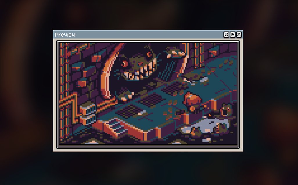 spoonsweet1's tweet photo. is it done? Any suggestions? 🤔
#pixelween #pixelart
(Happy accident with the clear water in the muck, kind of like its freshness in the bleak scene.)
PS: thanks to @Saultoons for giving feedback during his stream https://t.co/Nmm73volkP