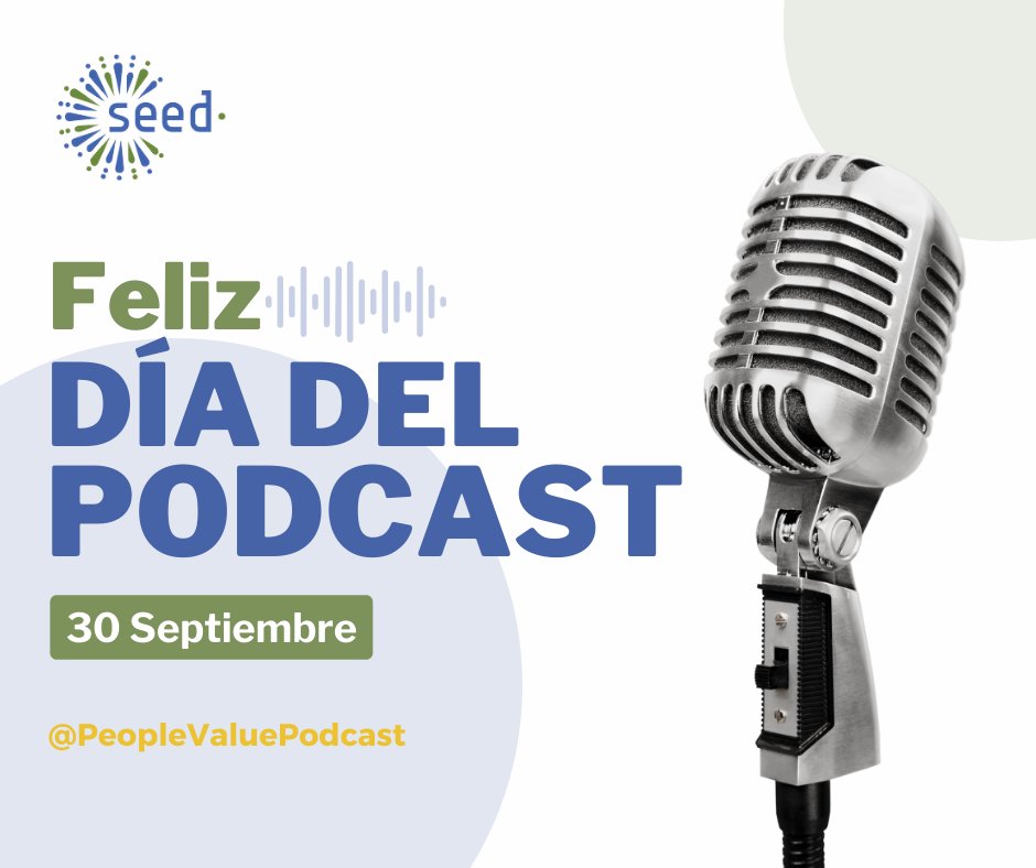 SEED_RH's tweet photo. En el Día del Podcast, sintoniza @PeopleValuePodcast para valiosas perspectivas en Recursos Humanos y liderazgo. ¡Feliz Día del Podcast! 🎙️ #DiaDelPodcast #PodcastDay #PeopleValuePodcast https://t.co/8jgVhOsGSz