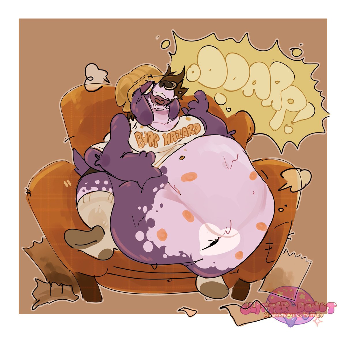 it's a crime i didn't post this piece for @porkbuttz earlier thats MY BAD............ fat dog hours are forever