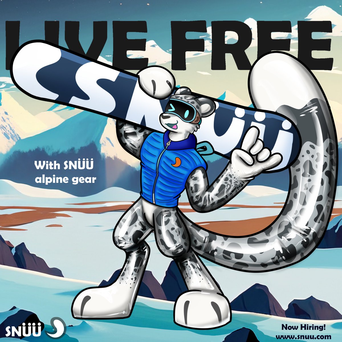How21011's tweet photo. Live Free with Snuu Alpine gear! 

 From stylish, comfy vests to the latest in fullbody  rubber insulating suits, Snuu has all the gear you need to not only survive but thrive in mother nature's harshest environments. Now hiring new models today! 

#sneptember snep suit ad pic! https://t.co/vEuegyEw5a