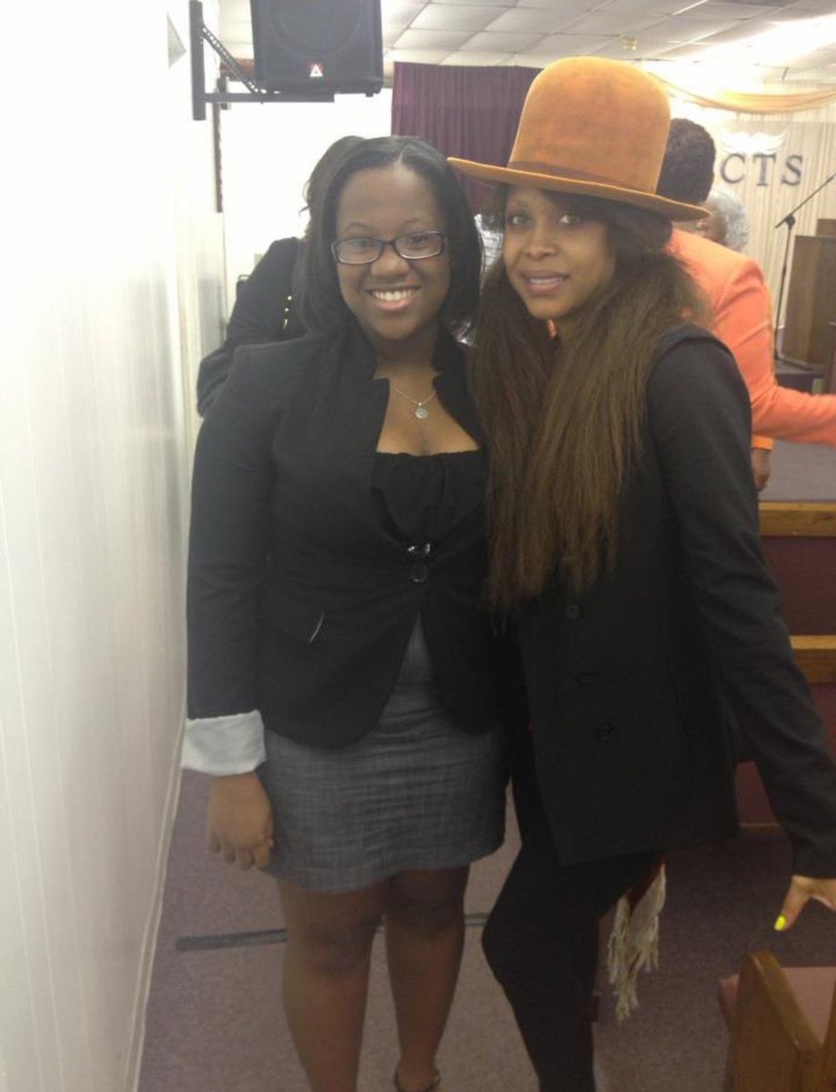 _johnell's tweet photo. Met Ms.Badu over 7 years ago at church! 😌 https://t.co/0TRLvxdI6j