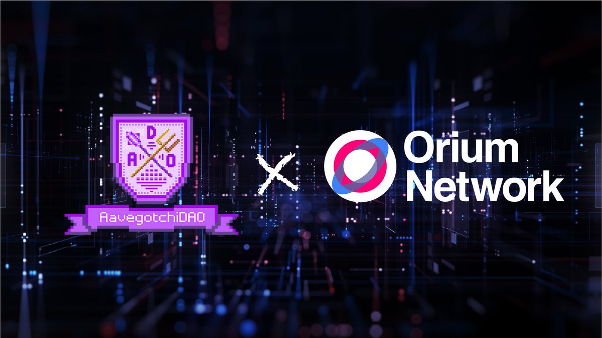 Orium is Excited to share that our partnership with the <a href="/aavegotchi/">Aavegotchi 👻🟦 Now on Base!</a> DAO is now official 🥳🎉

Over the coming months, we will work closely with the DAO to deliver a more scalable and streamlined experience via our upcoming Marketplace 🚀