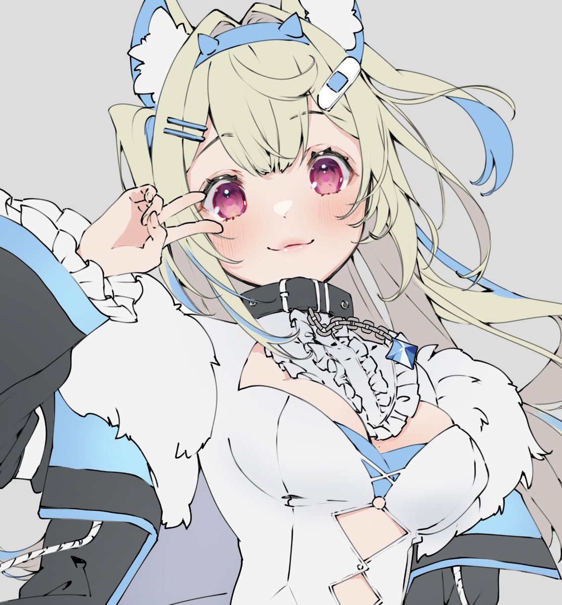 フワワ・アビスガード ,フワワ・アビスガード(通常) 「Bau bau 」|Nachoz 🌸 Anime Bostonのイラスト