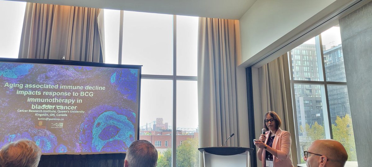 Thank you @LDyrskjot and @mouwlab for inviting to speak at the IBCN23 meeting! A session on aging and sex differences in immunity #bladdercancer was such a great idea!! 

And…thank you, Priyanka @PriyankaYolmo, for sharing this pic! 😀