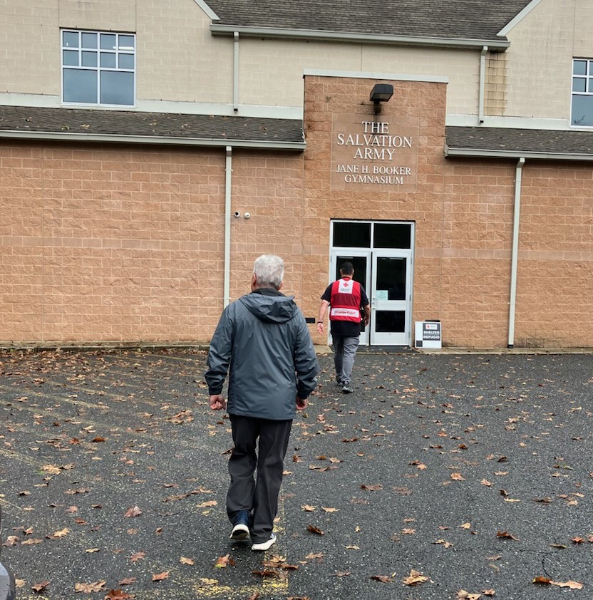 NJRedCross's tweet photo. Our temporary shelter, located at The Red Bank Salvation Army is now closed. Thank you to our disaster volunteers, who were out in Monmouth County communities today assessing damage and immediate needs of flood affected homes and families. https://t.co/npKkoXESDg