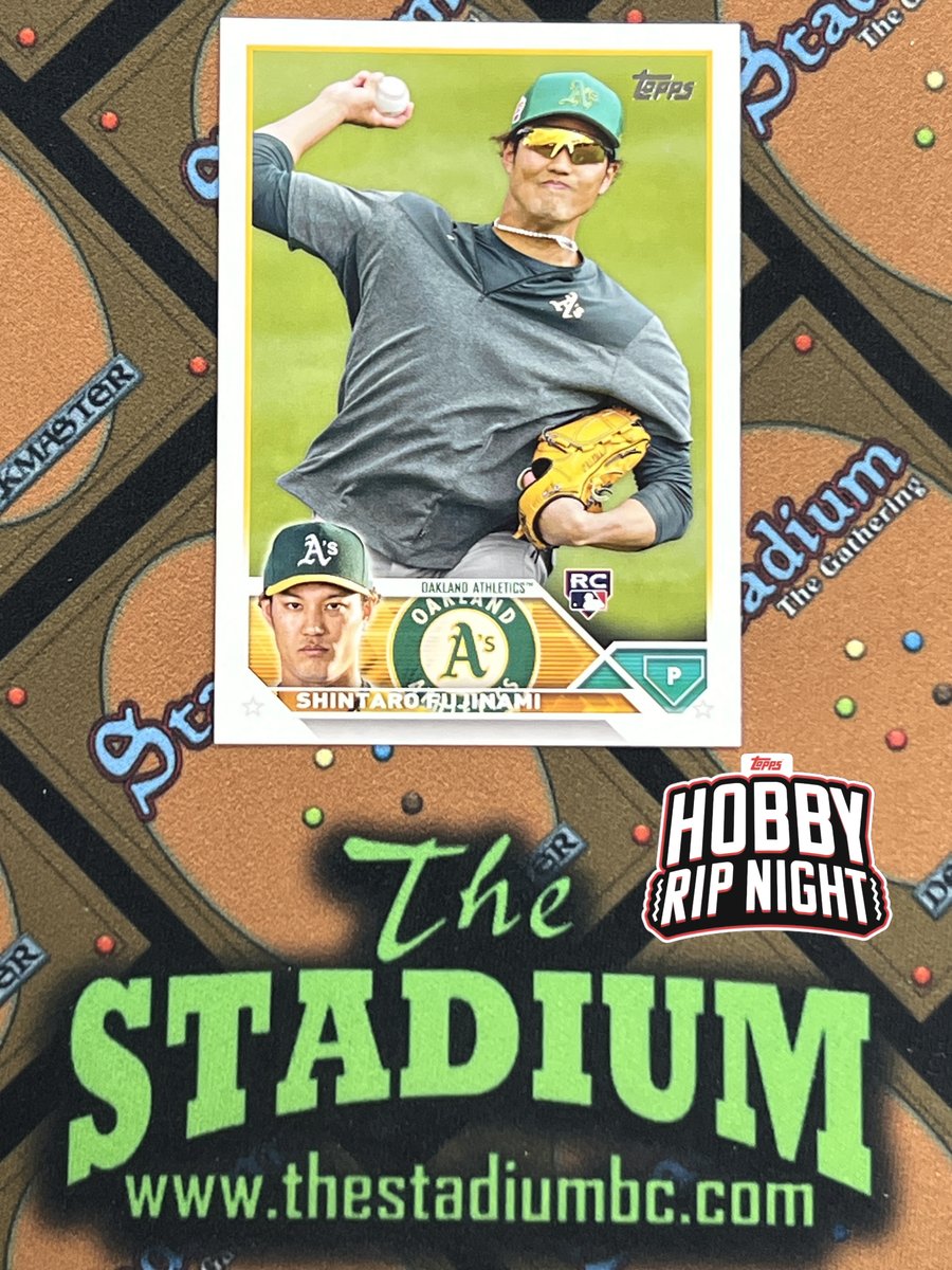 TheStadiumBC's tweet photo. Here's another great blaster pull, a 2023 Topps Golden Variation Shintaro Fujinami!

#toppsripnight #toppshobbynight #Topps https://t.co/xRrI9kJ9NH