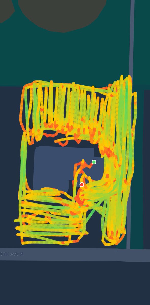 I cut the grass today. Looks like I missed a few spots.