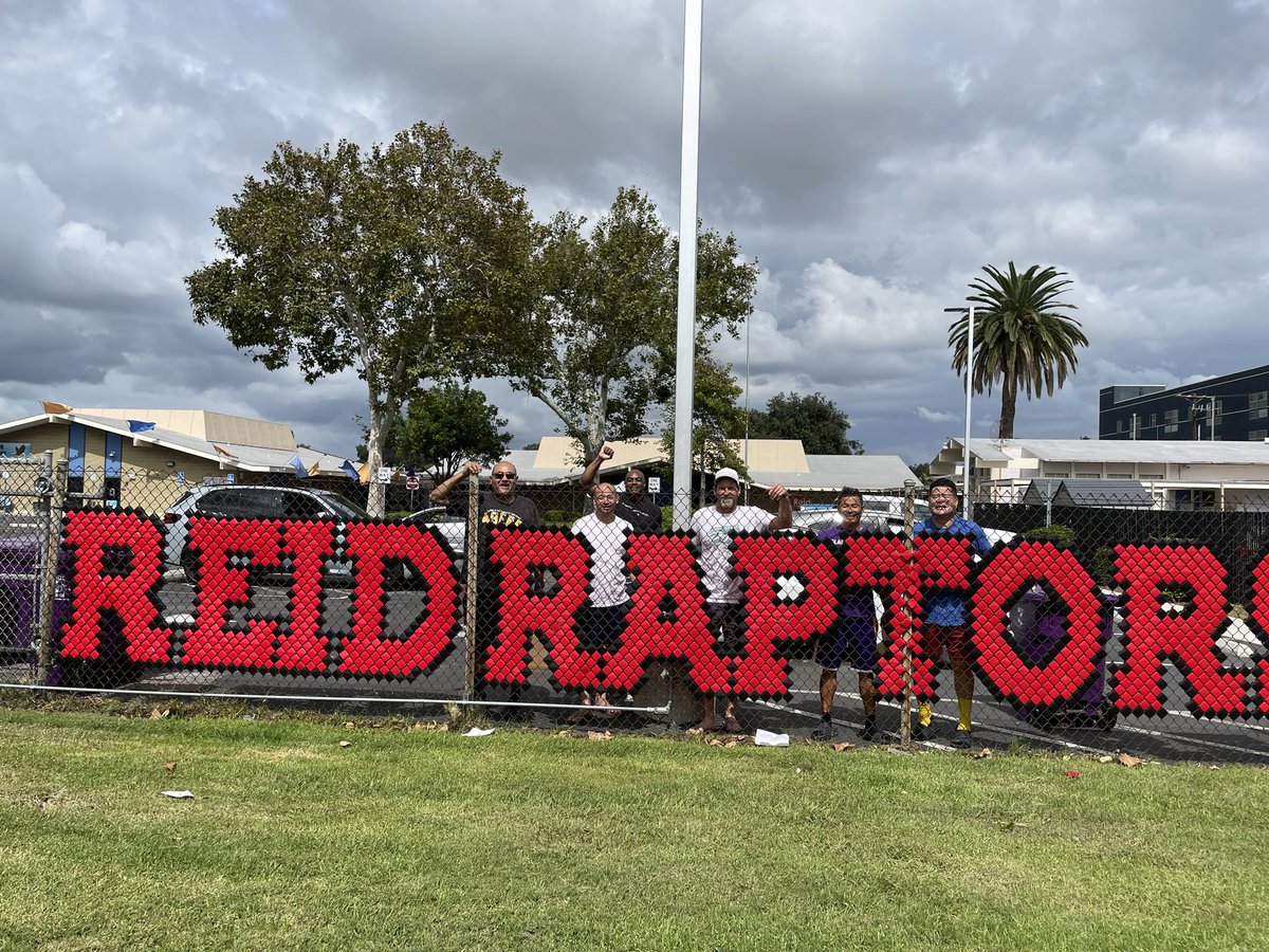 Finished our branding. Shout out to Dr. Camerino, Mr. Espinoza, Mr. George, Mr. Turner, Mr. Vo and Mr. Pip for giving up your Saturday.#proudtobeLBUSD @LBUSDsecondary