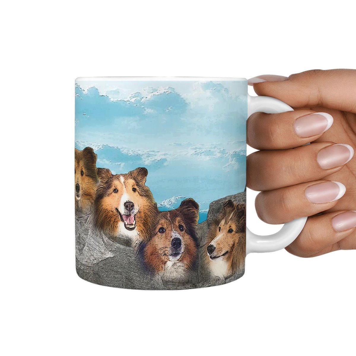 AdorablePartner's tweet photo. 😻Shetland Sheepdog Art Mount Rushmore Print 360 Mug😻
https://t.co/CzbcqQUmyE 
Premium custom printed ceramic mug. Great for everyday life and also one of the most popular items to gift to friends and family.
- 325ml / 11oz size
- Premium ceramic construction
- Full 360° p... https://t.co/RrEZC0ktxg