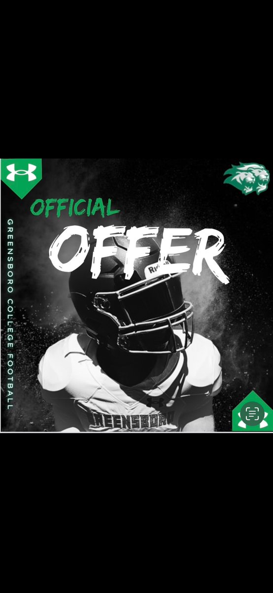 Blessed to receive an offer from Greensboro College! <a href="/CoachZacEllison/">Zac Ellison</a> <a href="/GC_Pride_Fball/">Greensboro College Football</a>  <a href="/TheChrisRubio/">Rubio Long Snapping®</a> <a href="/RandlemanFB/">Randleman Football</a>