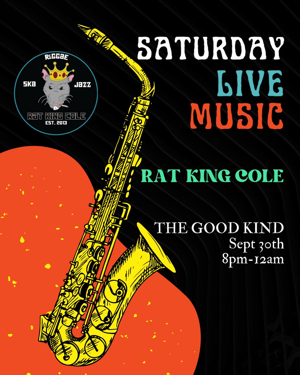 eatgoodkind's tweet photo. Saturday nights are made for sipping in style! 🍹

Tonight, Rat King Cole will perform in our garden from 8pm-12am, and you don't want to miss this performance.

Check out our drink menu here: https://t.co/ZI9EJqNwpU https://t.co/jSMs81HxCi