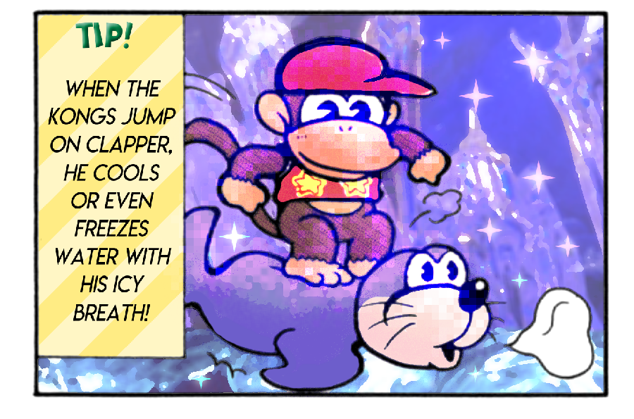 DixieforSmash's tweet photo. And that's how the very first Snowmad came to be. 
#DixieKongFacts

 #DKC2 #Nintendo #DKCTF https://t.co/kiYYje61Qs