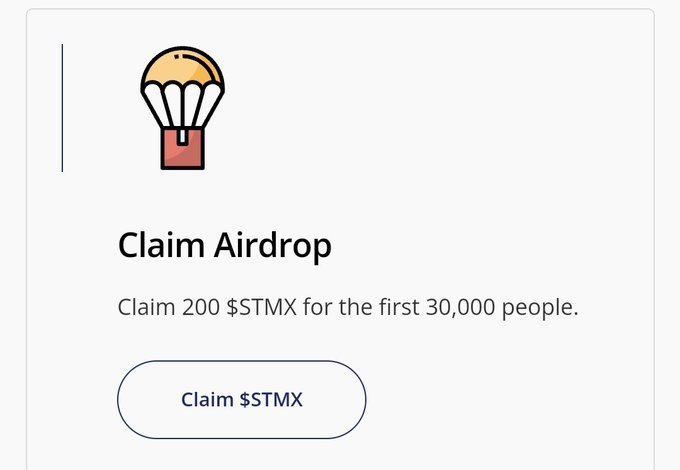 BSC____Drop's tweet image. ( Claim 200 $STMX for the first 30,000 people.

Listing Price: 1 $STMX = 5 USD

Join Presale
₽ Buy 0.01 BNB = 600 $STMX
V Buy 10 BNB = 600,000 $STMX

€ Claim and Buy &amp;amp;
stormx.online/?ref=0x6330731...

Contract:
0x94D6CbFDd842d2b155E2a0D947c134F
9d515952F

#btc B #BNB© #Airdrop #Eth