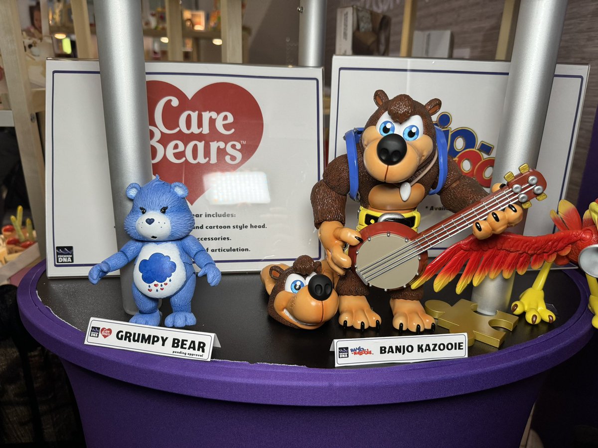 StateOverse's tweet photo. 💥ALERT💥
#Statoversians!
😱
Premium DNA Clay Fighters, Mars Attacks, Earthworm Jim, Banjo Kazooie, and Care Bears #actionfigures revealed!
#premiumDNA #clayfighter #MarsAttacks #banjokazooie
#carebears
#toyfair2023 #toyfair
#newyorktoyfair
#nytf #nytoyfair #toys
#toycollector #toycollecting
#toynews #JavitsCenter
📸 credit toyfair correspondents
TSO'VIN!!