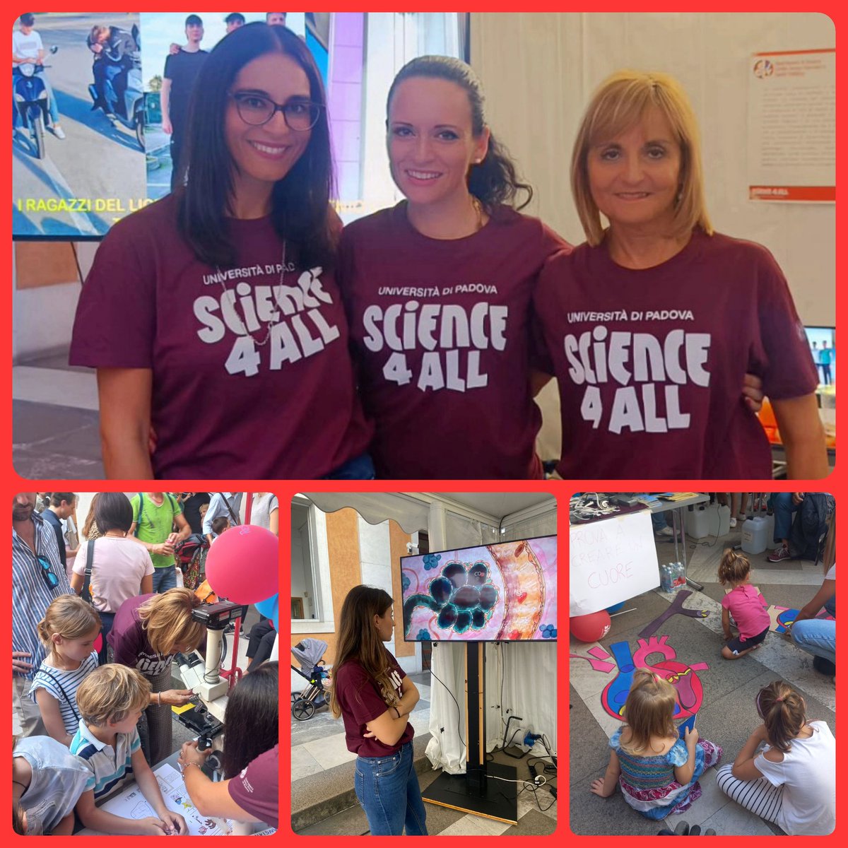 FrancescaLunar5's tweet photo. Science is not only for scientists, science is absolutely for all!
Great experience π
#unipd #science4all #lungdiseases #fightagainstlungcancer
#thoracicdiseases
#dsctv https://t.co/GN2xJDNSqn