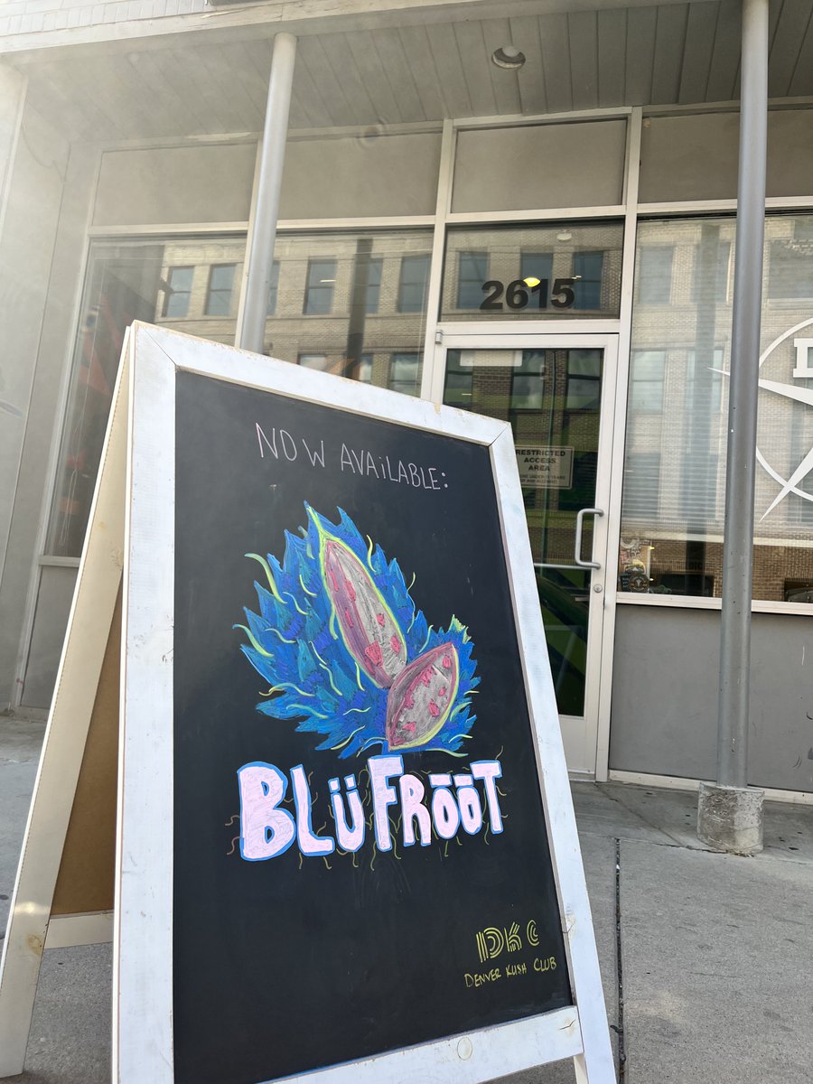 BluFroot is on DKC shelves right now! Come grab some before its gone #greendot