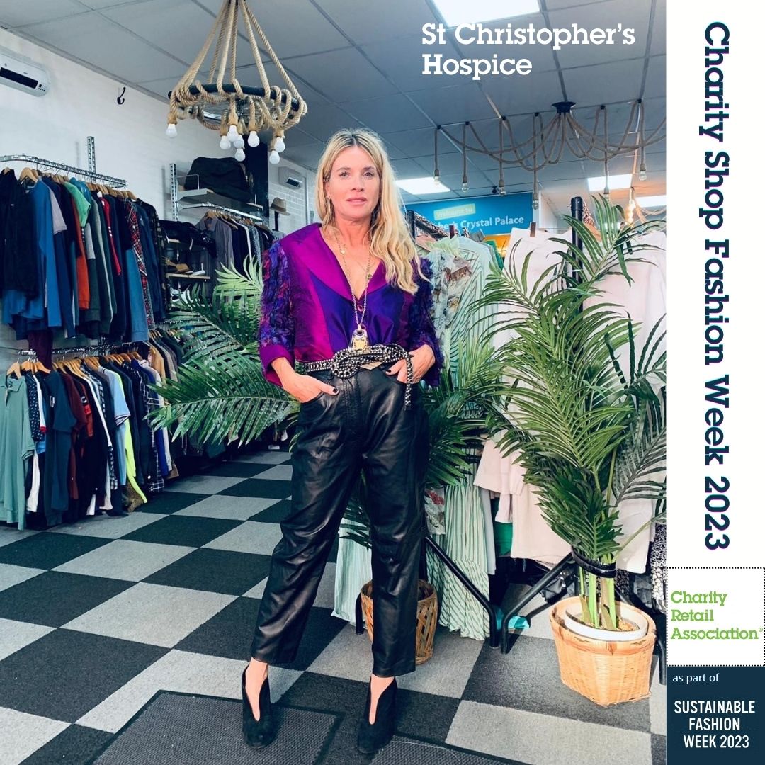 CharityRetail's tweet photo. St Christopher's Hospice fabulous retro pieces creating stunning unique looks. Preloved choices help reduce carbon emissions and develop your creativity
#CharityShopFashionWeek #CSFW #sustainablefashion #charityshops #rewearrevolution #prelovedstyle #SFW2023 @StChrisHospice https://t.co/zU7WdbVDEm