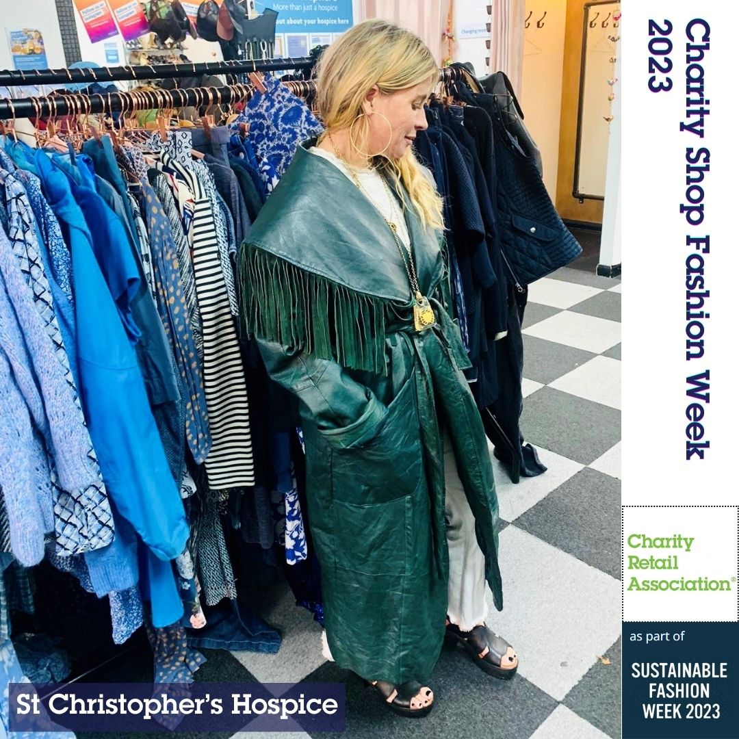 CharityRetail's tweet photo. St Christopher's Hospice fabulous retro pieces creating stunning unique looks. Preloved choices help reduce carbon emissions and develop your creativity
#CharityShopFashionWeek #CSFW #sustainablefashion #charityshops #rewearrevolution #prelovedstyle #SFW2023 @StChrisHospice https://t.co/zU7WdbVDEm