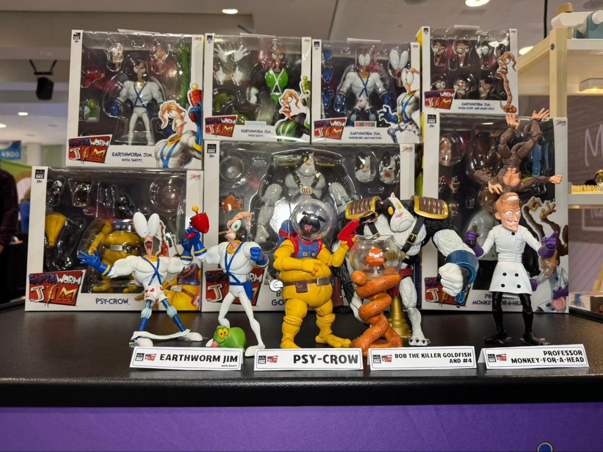 StateOverse's tweet photo. 💥#UPDATE'D ALERT💥
#Statoversians!
😱
Premium DNA Clay Fighters, Mars Attacks, Earthworm Jim, Banjo Kazooie, Care Bears & GPK #actionfigures revealed!
#premiumDNA
#toyfair2023 #toyfair
#newyorktoyfair
#nytf #nytoyfair #toys
#toycollector #toycollecting
#toynews #JavitsCenter
📸 credit toyfair correspondents
TSO'VIN!!