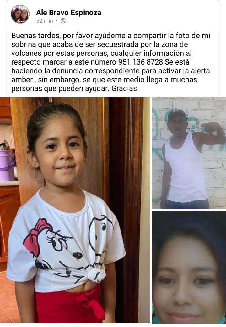 sofyvaldivia's tweet photo. Ⓜ️📺En redes sociales difunden que se robaron a una niña de nombre Jamileth en la colonia Volcanes de la ciudad de Oaxaca . 

Difunden imágenes de video y fotos de las probables personas responsables. 

Se espera confirmación de la autoridad, todo es preliminar. https://t.co/R9URSYDa1m