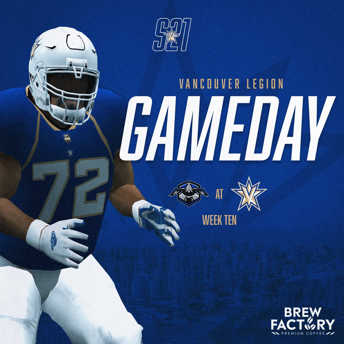 Vancouver Legion (@vancouverlegion) on Twitter photo Back at the <a href="/Delta_Flare/">DeltaFlare LLC</a> Dome!
π 6:45 ET || 3:45 PT
π <a href="/SFL_Nightwings/">Denver Nightwings</a>
Wake up this season for Gameday with a delicious coffee from our partners <a href="/brewfactoryio/">Brew Factory</a>
brewfactory.io
#EternalFrost Back at the <a href="/Delta_Flare/">DeltaFlare LLC</a> Dome!
π 6:45 ET || 3:45 PT
π <a href="/SFL_Nightwings/">Denver Nightwings</a>
Wake up this season for Gameday with a delicious coffee from our partners <a href="/brewfactoryio/">Brew Factory</a>
brewfactory.io
#EternalFrost