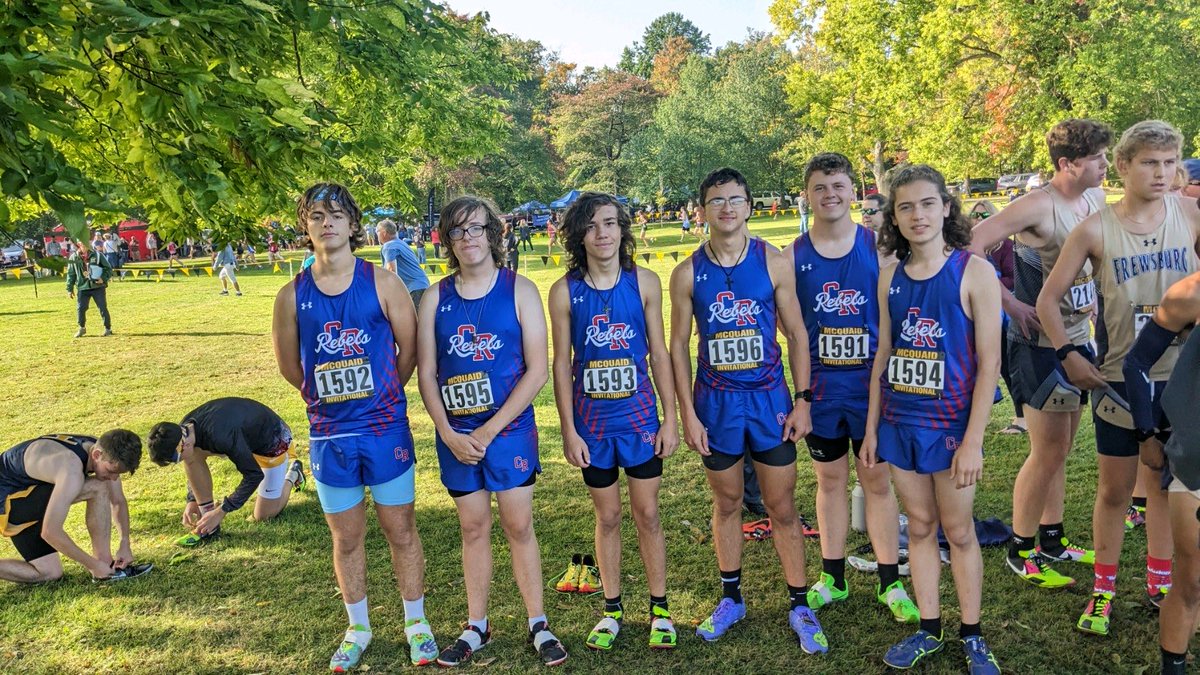Dvolz70's tweet photo. And just like that …. Races were run, top 50 places were had and the CR Cross Country team put up some impressive PR’s on the day.  So proud of the effort put forth today against the best runners in the North Eastern US (and Canada).  #mycrcs https://t.co/6eL3azOFnt