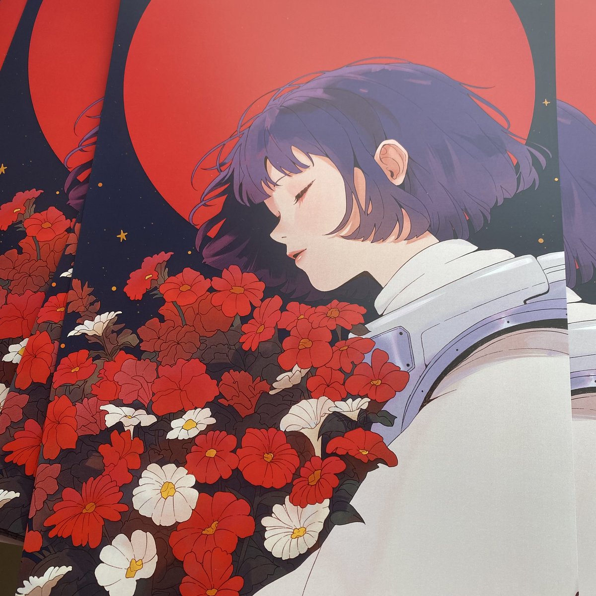 「bloom is up on my store now as a print 」|rinsのイラスト