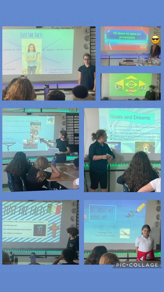 MsCano3's tweet photo. And that’s a wrap on some wonderful All About Me Presentations! 🙌🏻😎✔️👊🏽#NewGrade5Crew https://t.co/oofj1eoxNp