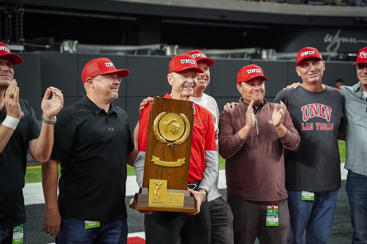 Welcome back to the 2nd team in UNLV history to win a NCAA title... 1998 <a href="/UNLVGolf/">UNLV Men's Golf</a>‼️