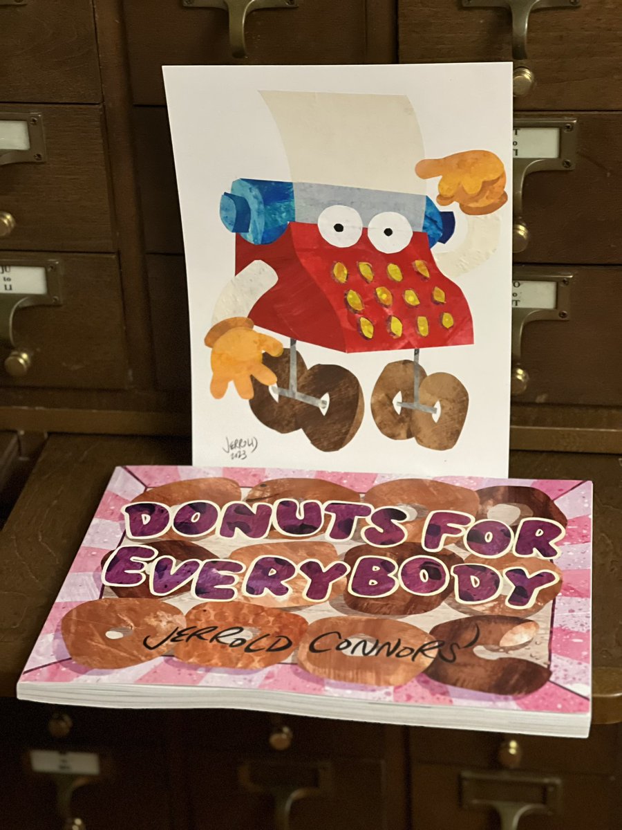 TypewriterKate's tweet photo. Donut mail! What a treat to find #DonutsForEverybody and the custom typewriter donut in the mailbox 📫 🍩 📖  Thanks, @jerroldconnors! https://t.co/JG3Kpu6CN9