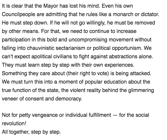 An anonymous group has released the personal information about the Atlanta Committee for Progress board in apparent retaliation for the publication of 116,000 Atlanta resident's addresses who signed the petition to referendum against Cop City.
