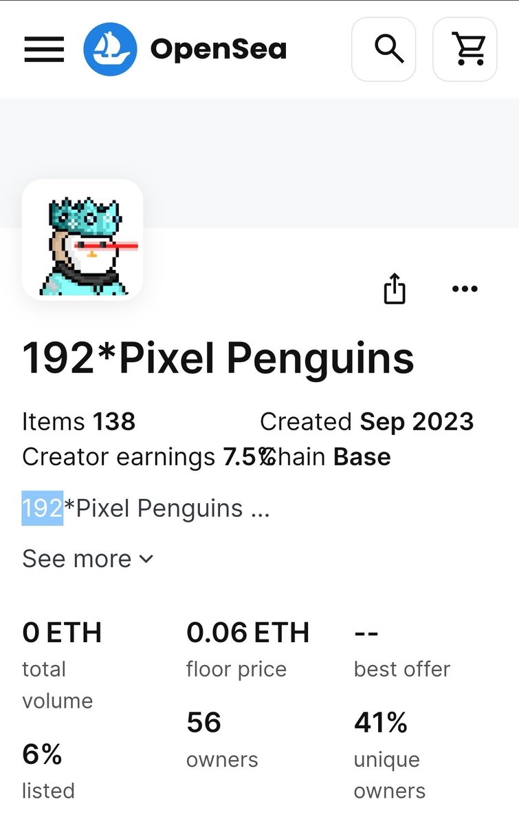 blue_punkrocker's tweet photo. Floor price for #pixelpenguins is .06 ETH! MINT on BASE network or snag on @opensea
@BuildOnBase is the most underrated L1 out there! Install the @CoinbaseWallet and start minting
#base #mint #nft #penguins #pixelpenguin #onchainsummer #nft #NFTCommunity https://t.co/nCdSzylPmj