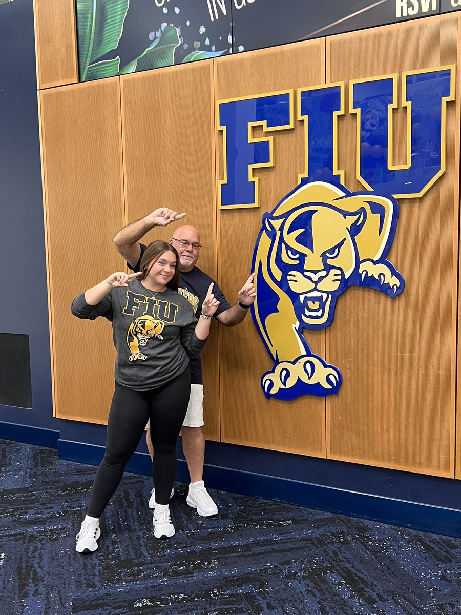 Excited to announce that I have verbally committed to continue my education and softball career at FIU. Thank you to my parents, coaches and all my teammates that have been part of my journey. Paws Up. 🐾!!
