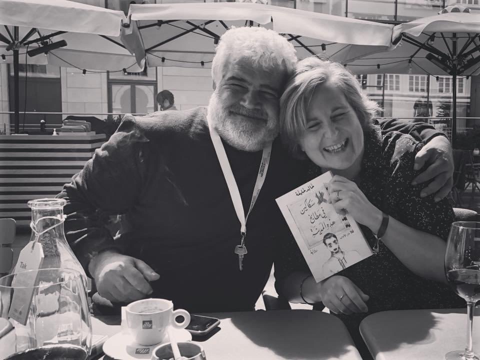 PhdWifelife's tweet photo. Devastated by the news from Syria tonight that my friend and one of my favorite authors Khaled Khalifa has passed away. الله يرحمه ❤️ https://t.co/BkYsNYBRV1